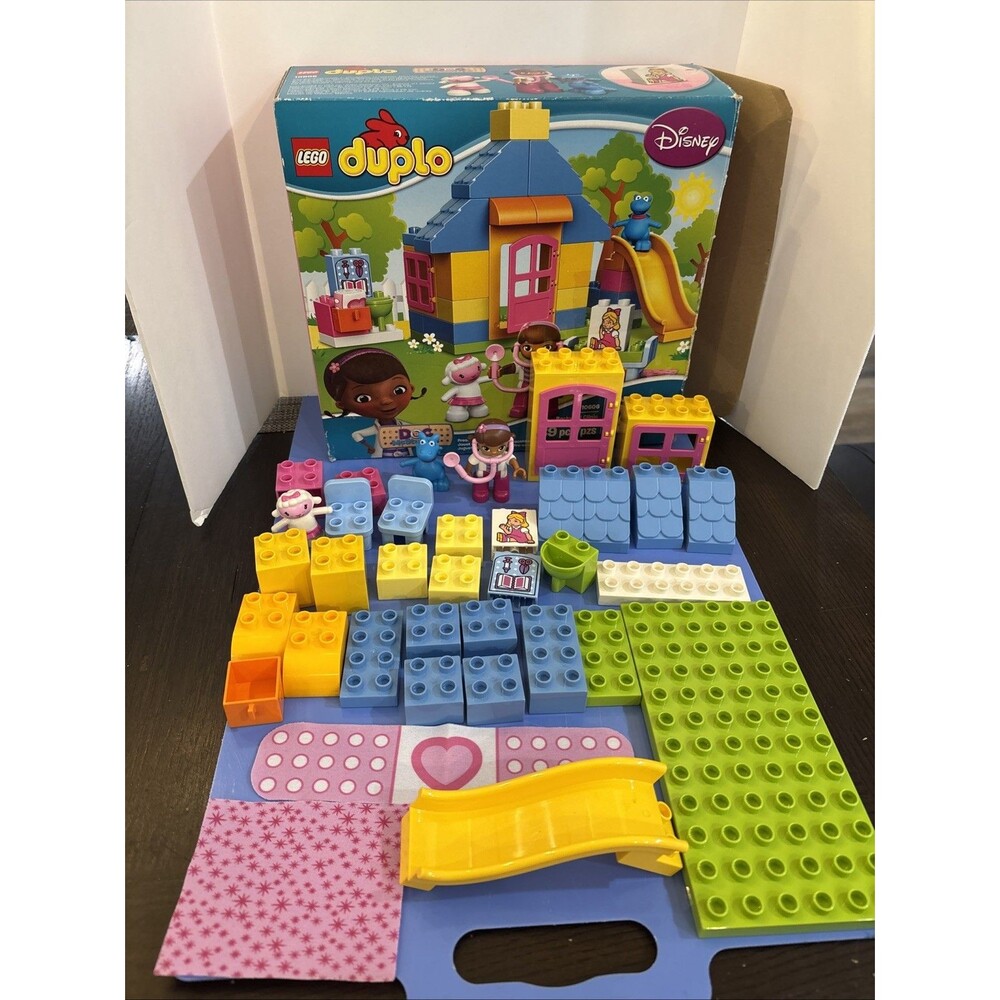 LEGO Duplo # 10606 Disney Junior Doc McStuffins Backyard Clinic & Box Complete